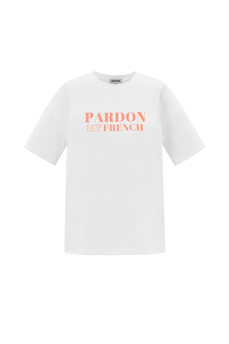 T-shirt pardon my french
