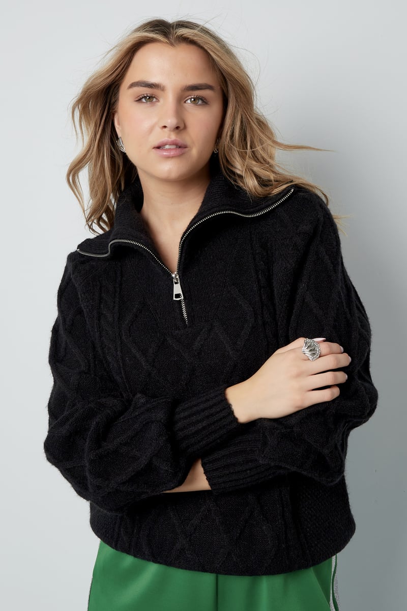 Soft Shade trui - zwart