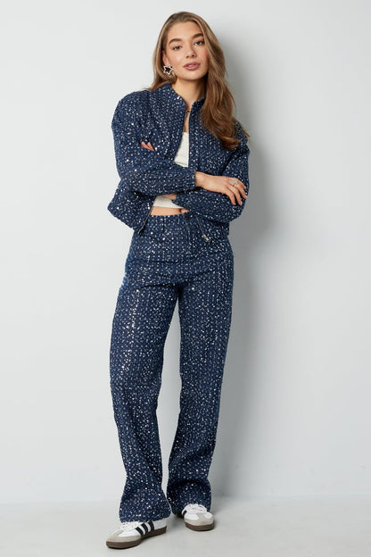 Denim Jeans met Pailletten