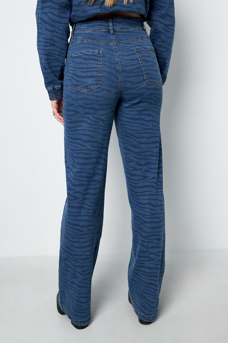 Twinning zebra stijl broek