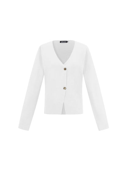 Een symmetrische cardigan