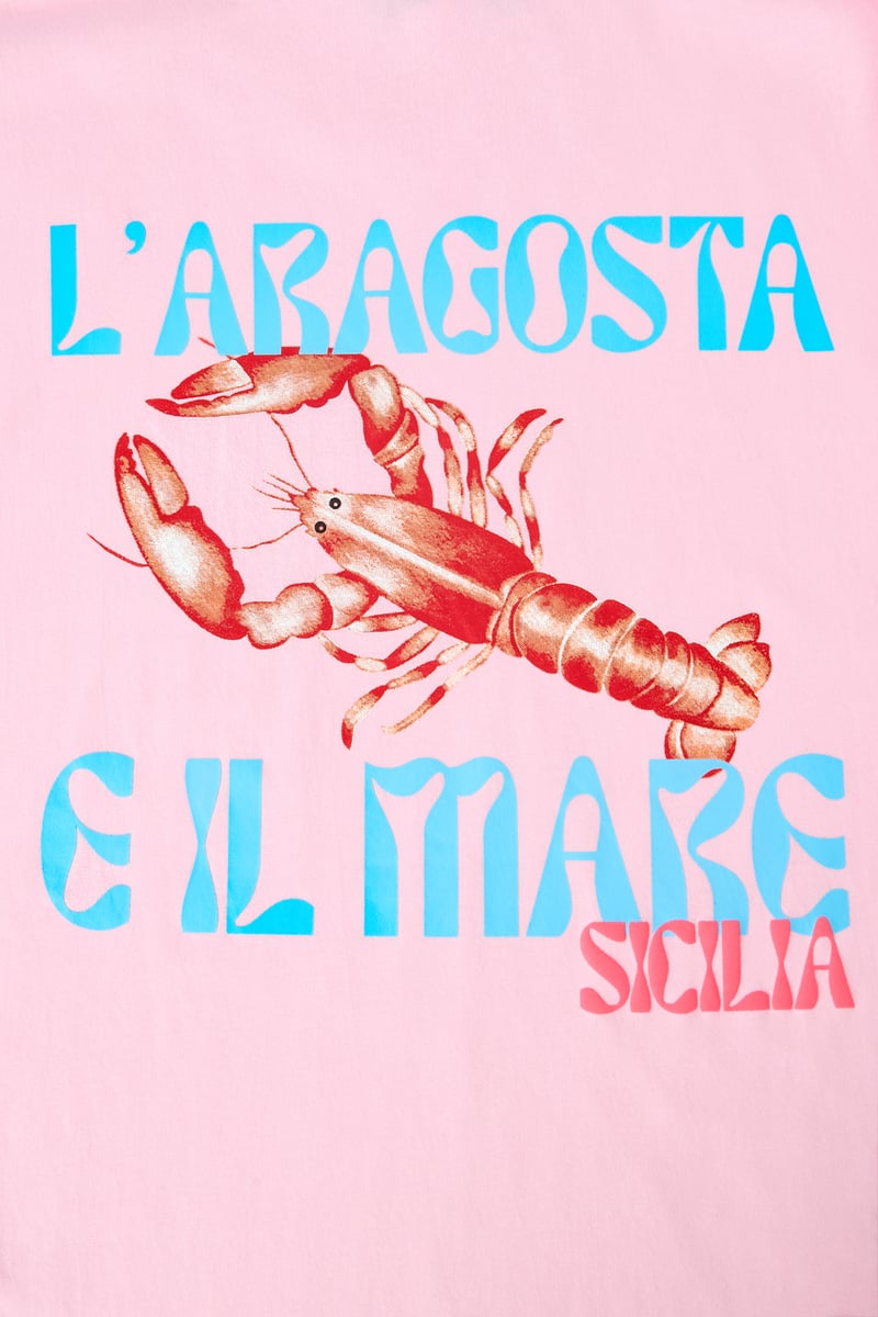 Oversized T-shirt van Aragosta Riviera Sicilia