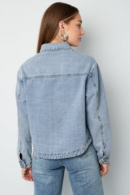 Gimme denim blouse