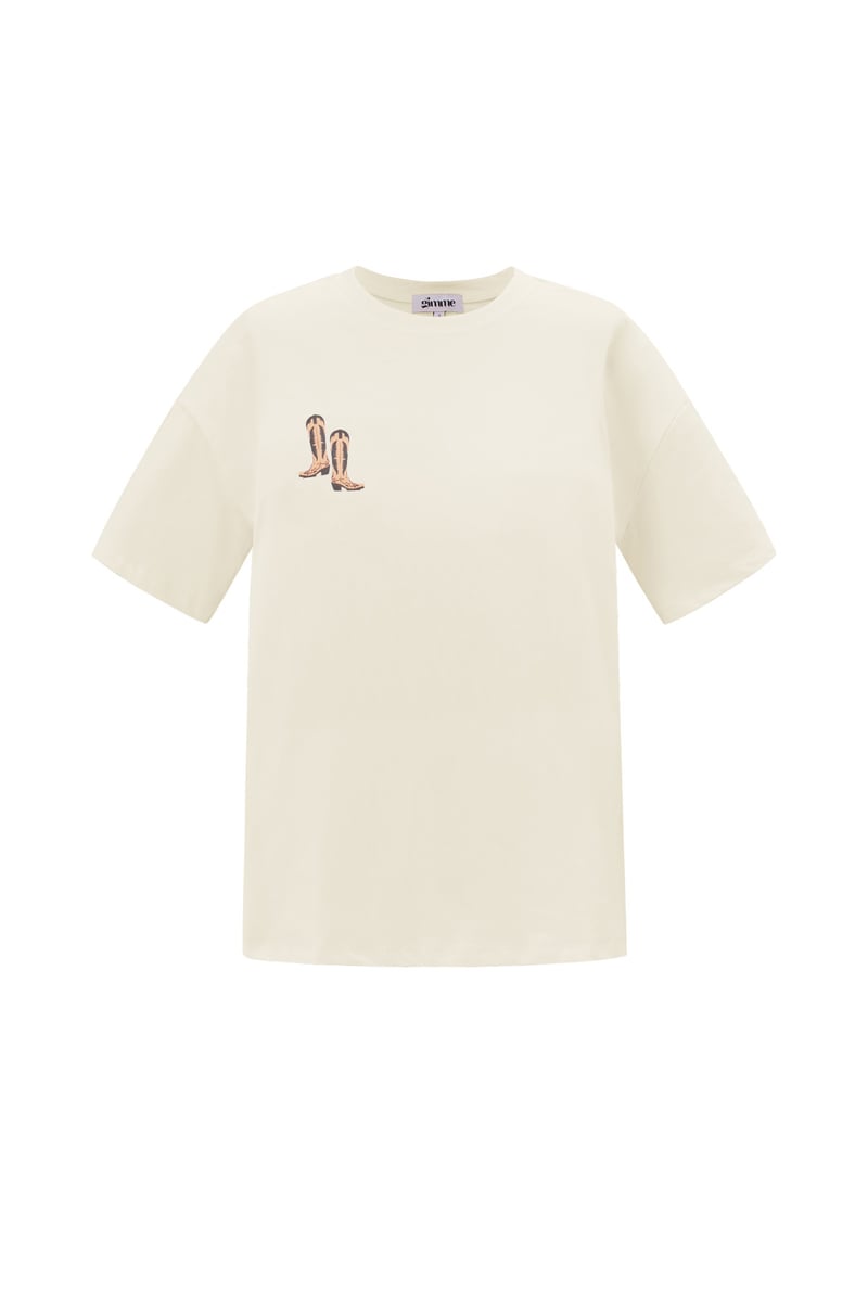 T-shirt Cowboylaarzen