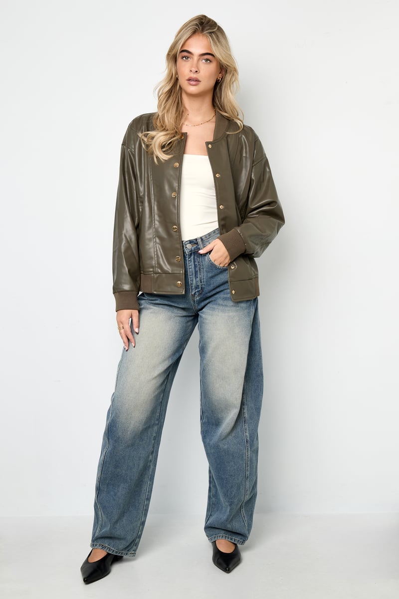 Polyestervezel (polyester) Jassen & Mantels Effen kleuren Straat Herfst/Winterkleding