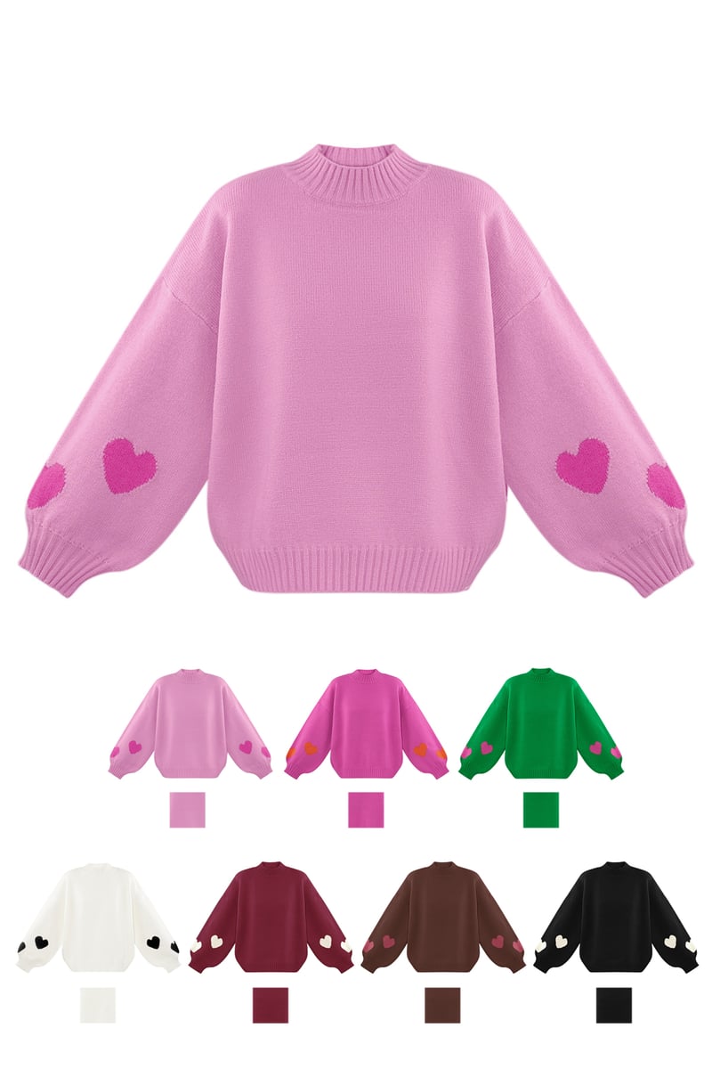 Comfort Heart Knit trui