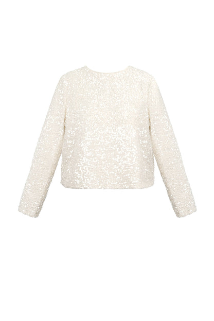 Feesttop met pailletten