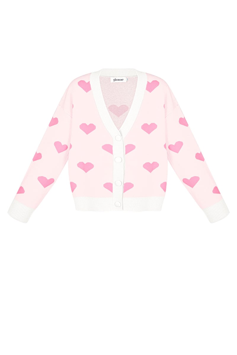 Heartbreaker vest - Roze rood