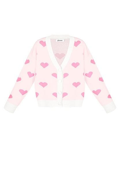 Heartbreaker vest - Roze rood