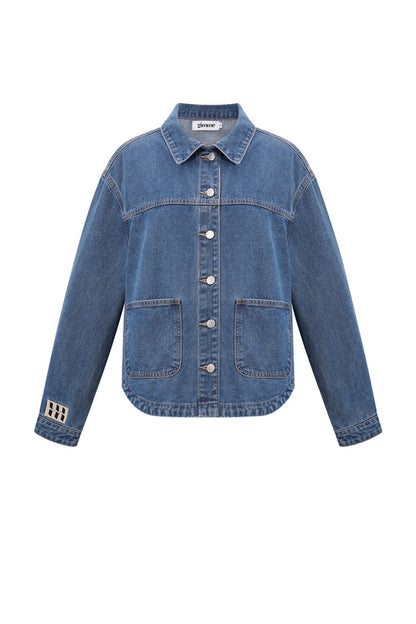 Gimme denim blouse