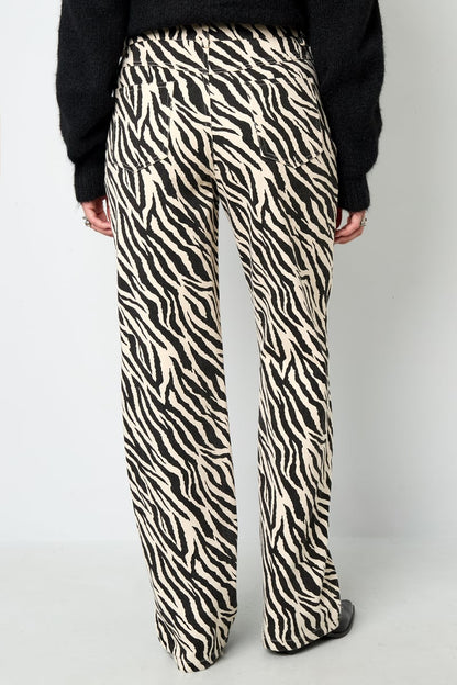 De zebra-jeans