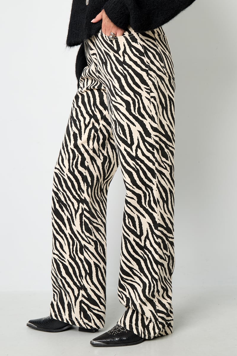 De zebra-jeans