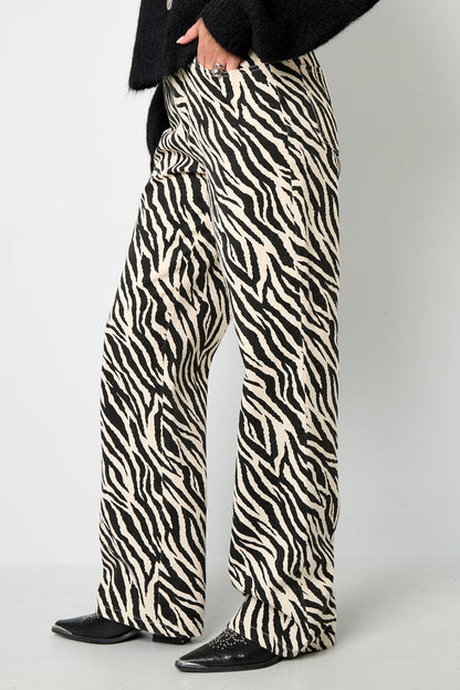 De zebra-jeans