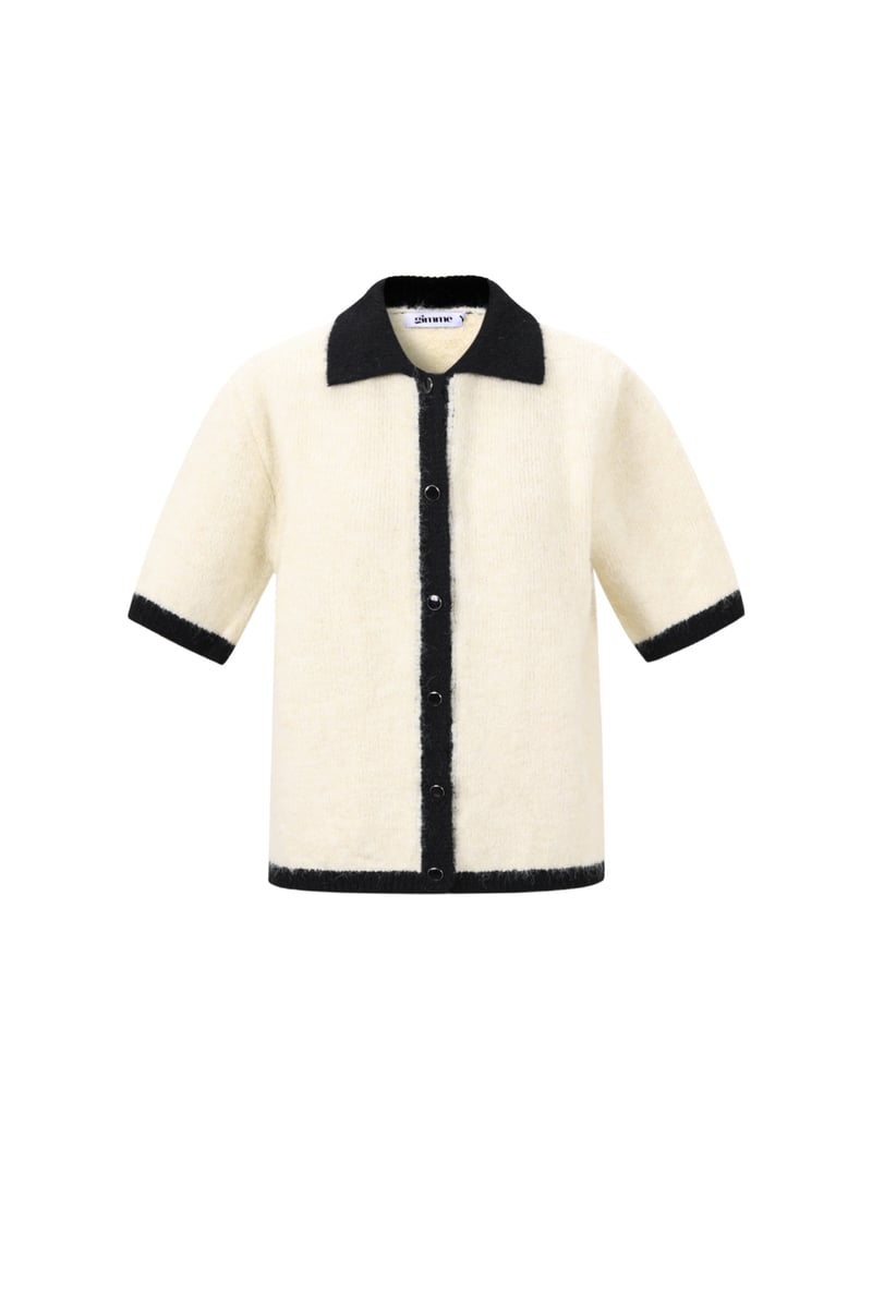 Cardigan met korte mouwen