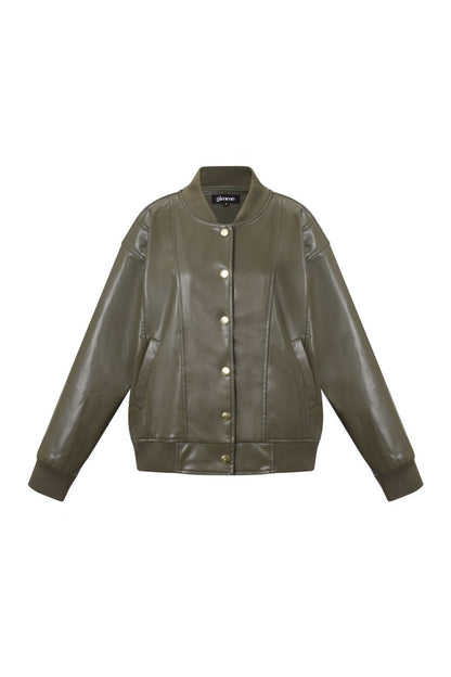 Polyestervezel (polyester) Jassen & Mantels Effen kleuren Straat Herfst/Winterkleding