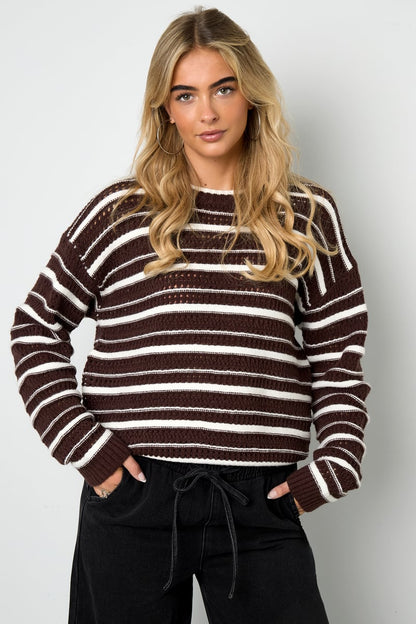 It-sweater met strepen