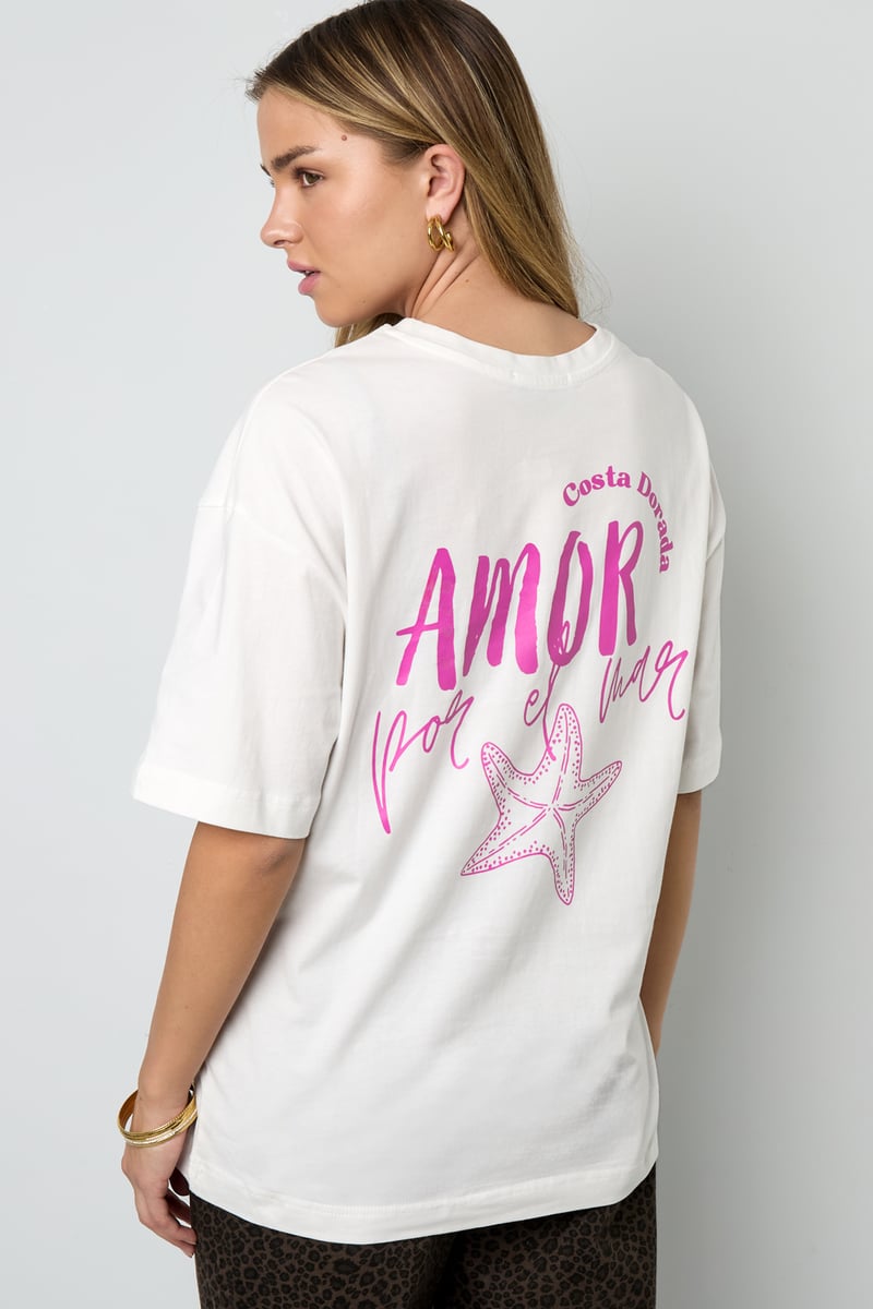 Amor por el mar oversized t-shirt
