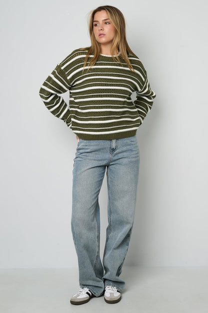 It-sweater met strepen
