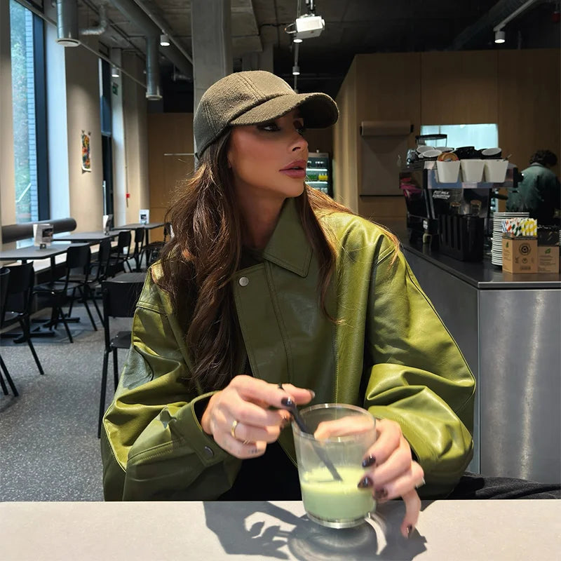 EMERYN – Street Chic  Leather Jacket voor Dames