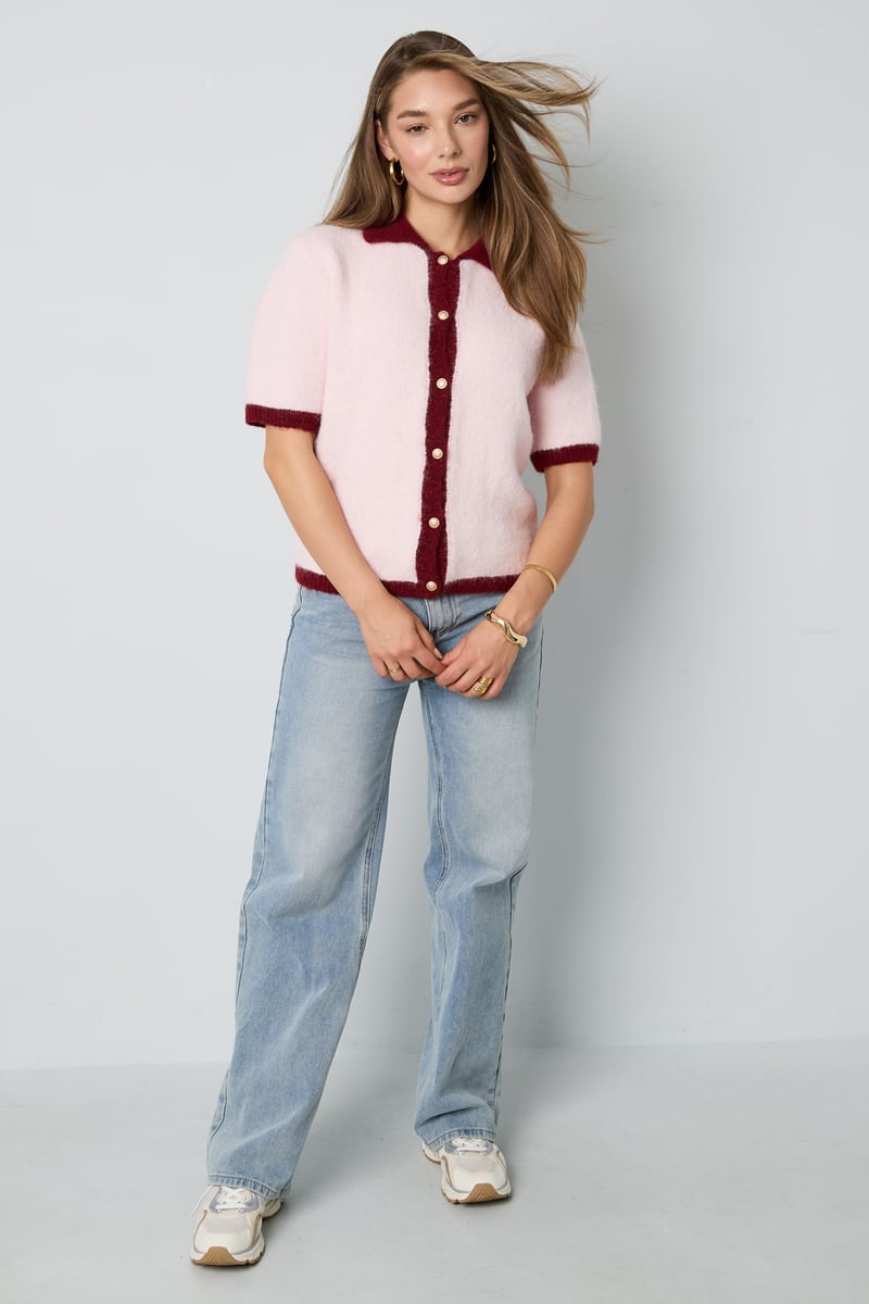 Cardigan met korte mouwen