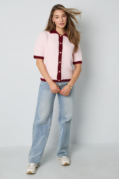 Cardigan met korte mouwen