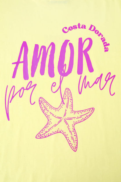 Amor por el mar oversized t-shirt