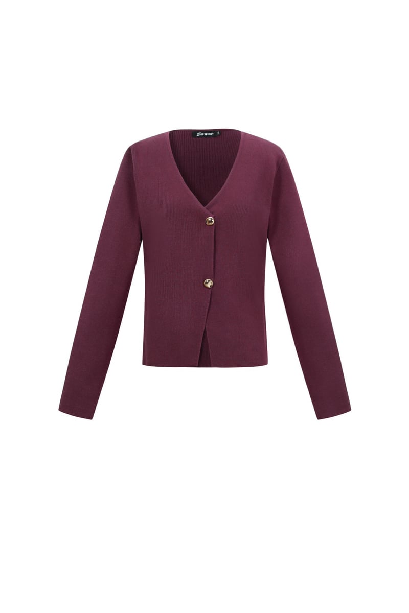 Een symmetrische cardigan