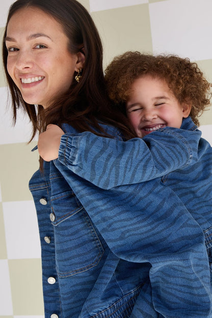 Twinning zebra style jas