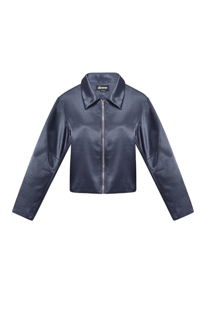 Satijnen look jasje