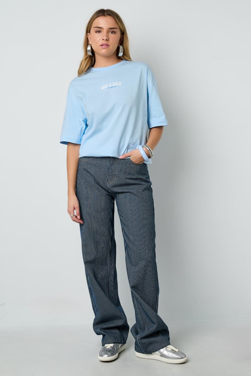 Sous le Soleil en France oversized T-shirt