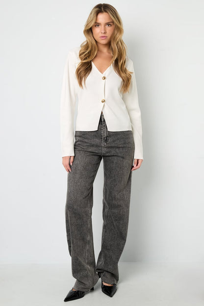 Een symmetrische cardigan