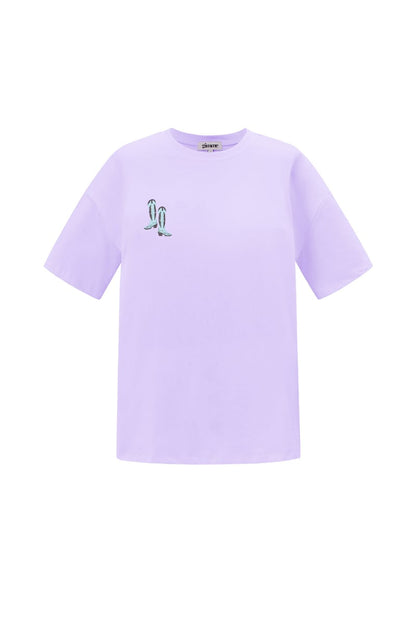 T-shirt Cowboylaarzen
