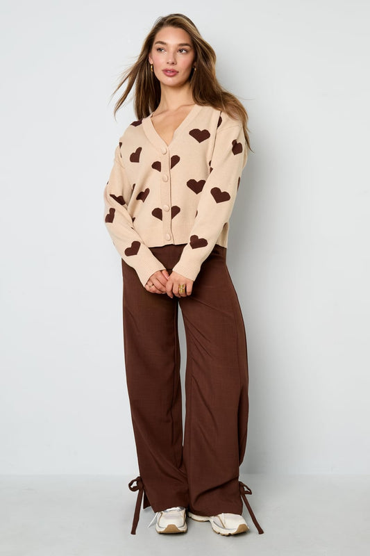 Heartbreaker vest - Roze rood