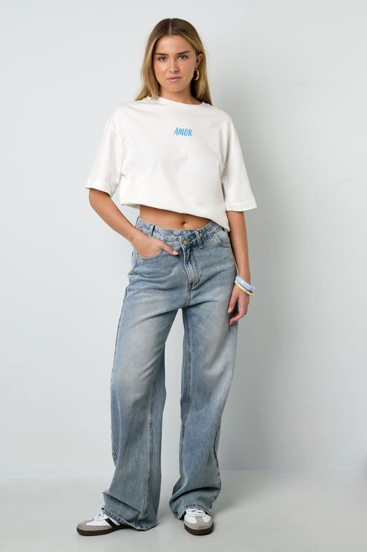 Amor por el mar oversized t-shirt