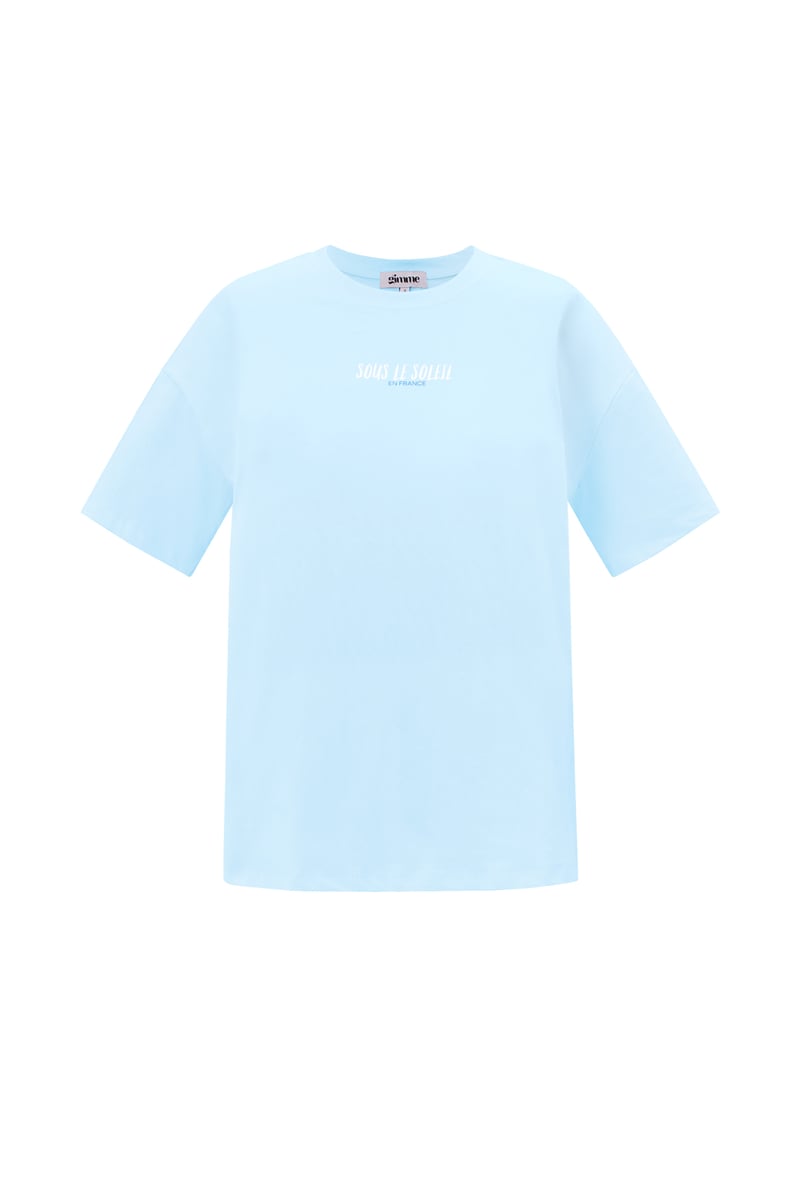 Sous le Soleil en France oversized T-shirt